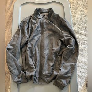 Grey scrub jacket